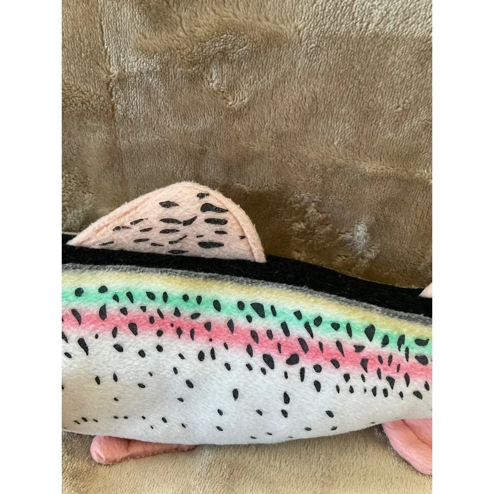 Cabin Critters Rainbow Trout Plush Stuffed Animal Fish Toy 17 Inch Realistic